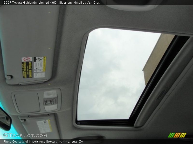 Bluestone Metallic / Ash Gray 2007 Toyota Highlander Limited 4WD