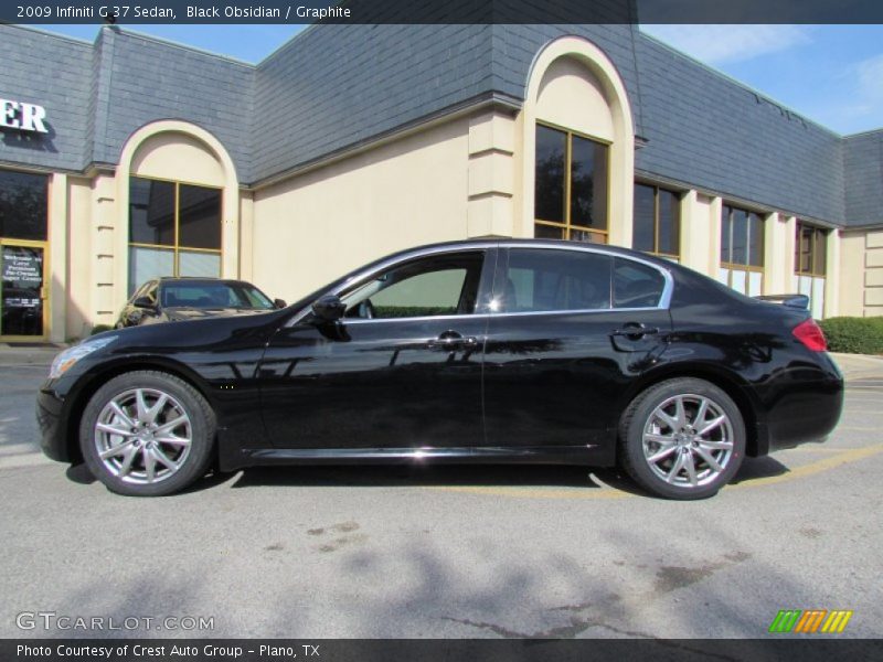 Black Obsidian / Graphite 2009 Infiniti G 37 Sedan