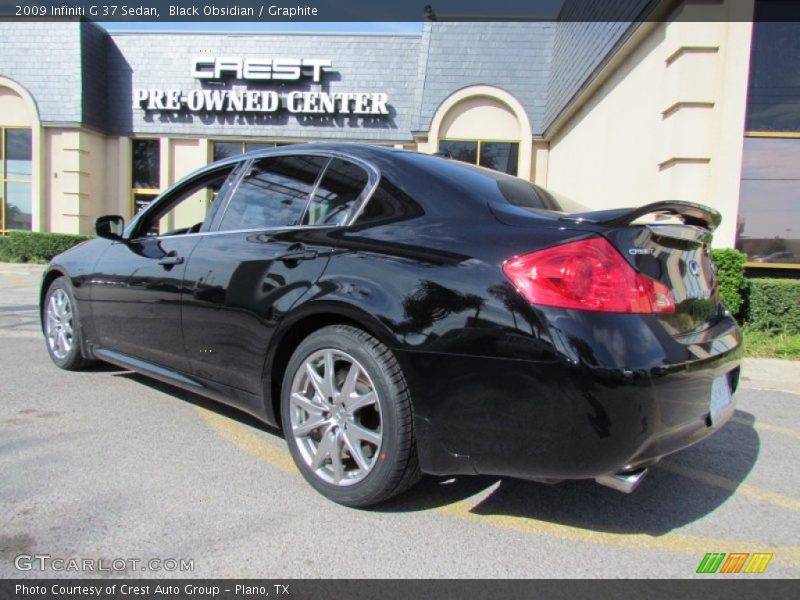Black Obsidian / Graphite 2009 Infiniti G 37 Sedan