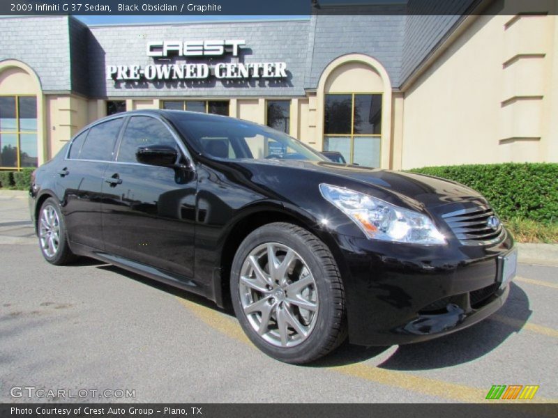 Black Obsidian / Graphite 2009 Infiniti G 37 Sedan
