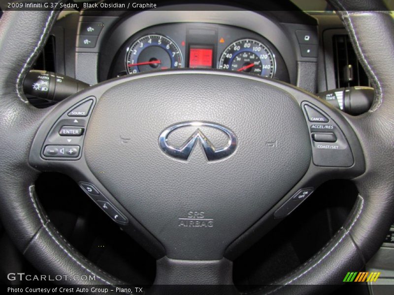 Black Obsidian / Graphite 2009 Infiniti G 37 Sedan