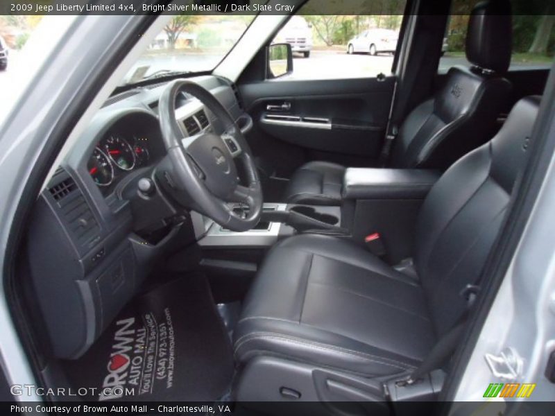 Bright Silver Metallic / Dark Slate Gray 2009 Jeep Liberty Limited 4x4