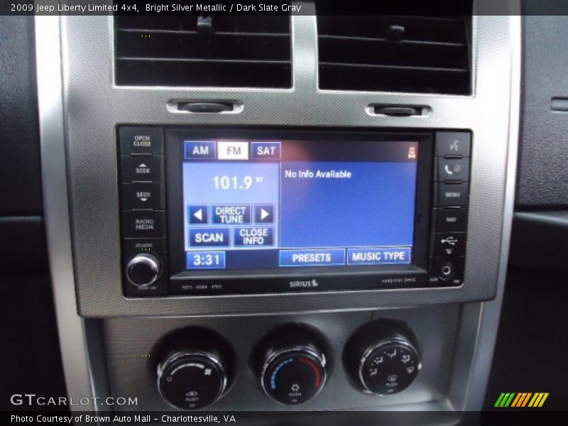 Bright Silver Metallic / Dark Slate Gray 2009 Jeep Liberty Limited 4x4