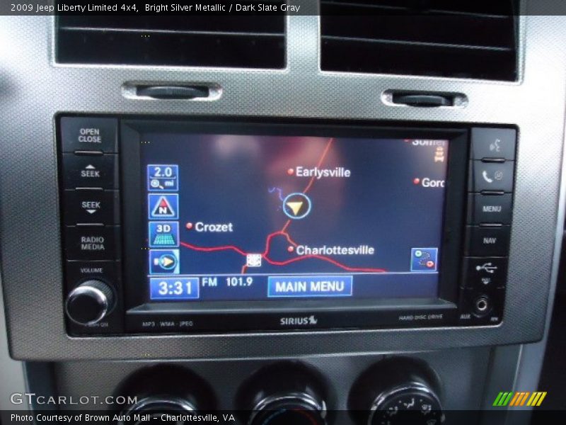 Bright Silver Metallic / Dark Slate Gray 2009 Jeep Liberty Limited 4x4