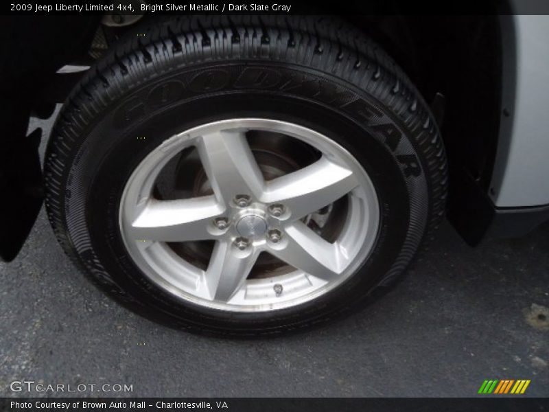 Bright Silver Metallic / Dark Slate Gray 2009 Jeep Liberty Limited 4x4