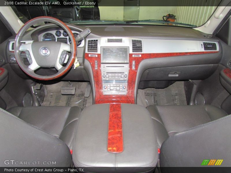 Quicksilver / Ebony 2008 Cadillac Escalade ESV AWD