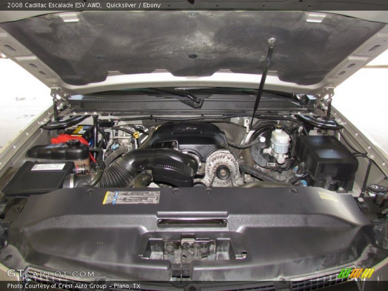 Quicksilver / Ebony 2008 Cadillac Escalade ESV AWD