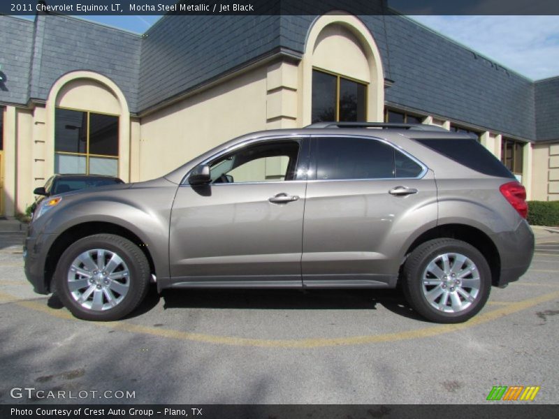Mocha Steel Metallic / Jet Black 2011 Chevrolet Equinox LT