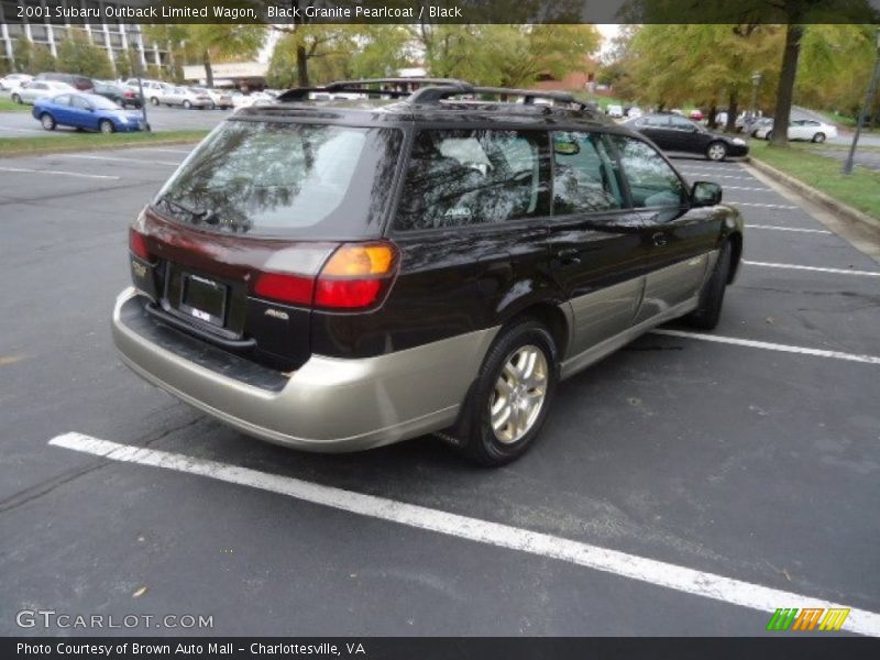 Black Granite Pearlcoat / Black 2001 Subaru Outback Limited Wagon