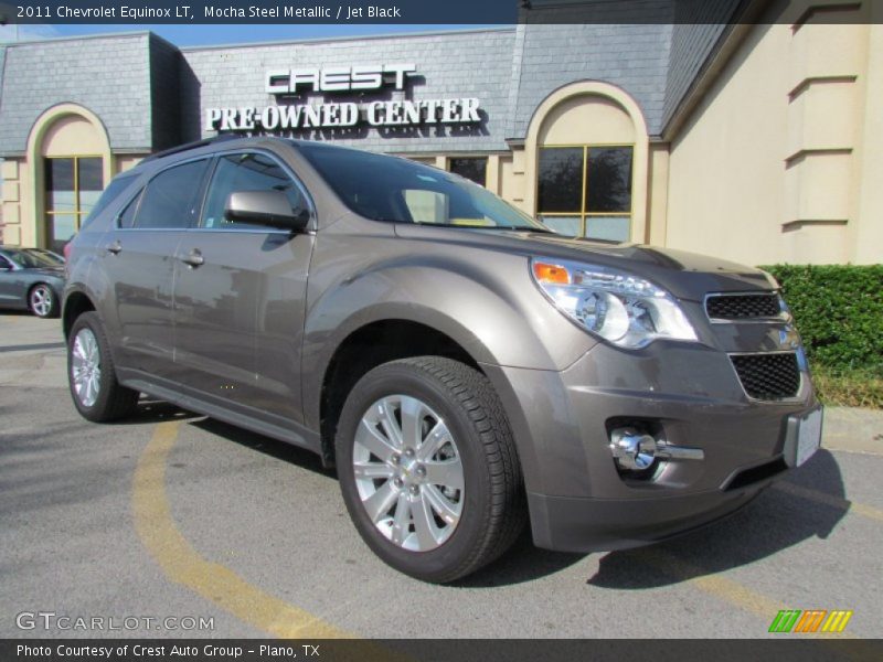 Mocha Steel Metallic / Jet Black 2011 Chevrolet Equinox LT