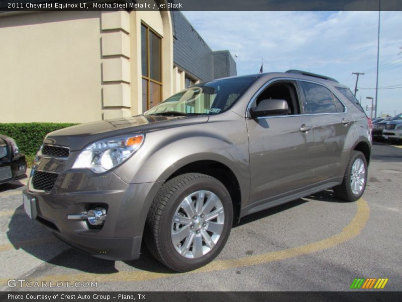 Mocha Steel Metallic / Jet Black 2011 Chevrolet Equinox LT