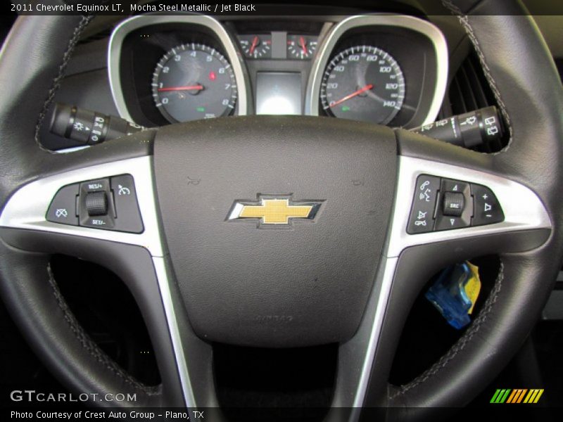 Mocha Steel Metallic / Jet Black 2011 Chevrolet Equinox LT