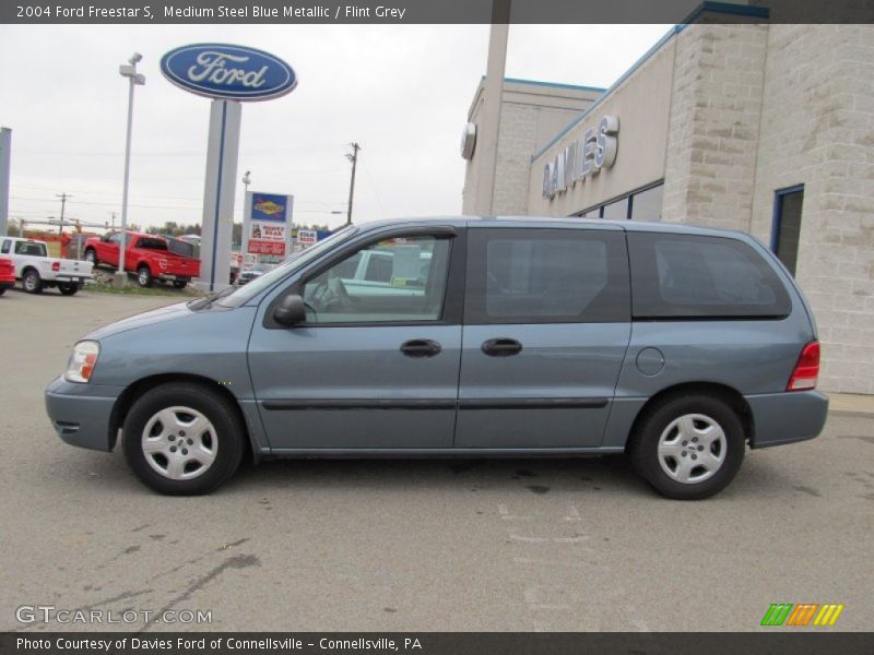 Medium Steel Blue Metallic / Flint Grey 2004 Ford Freestar S