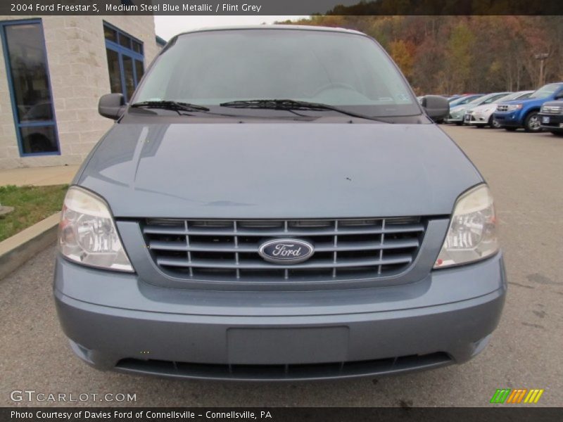 Medium Steel Blue Metallic / Flint Grey 2004 Ford Freestar S