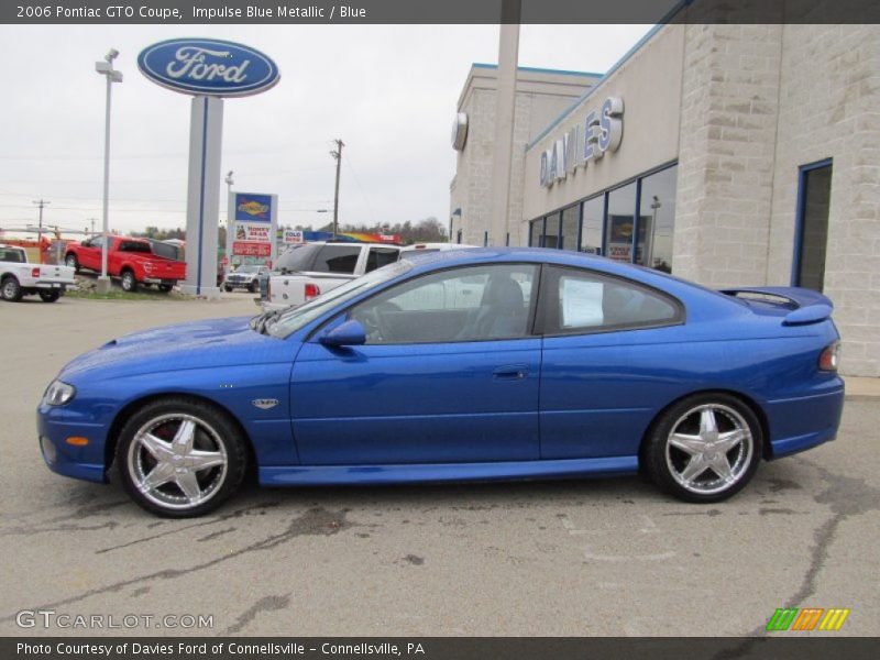 Impulse Blue Metallic / Blue 2006 Pontiac GTO Coupe