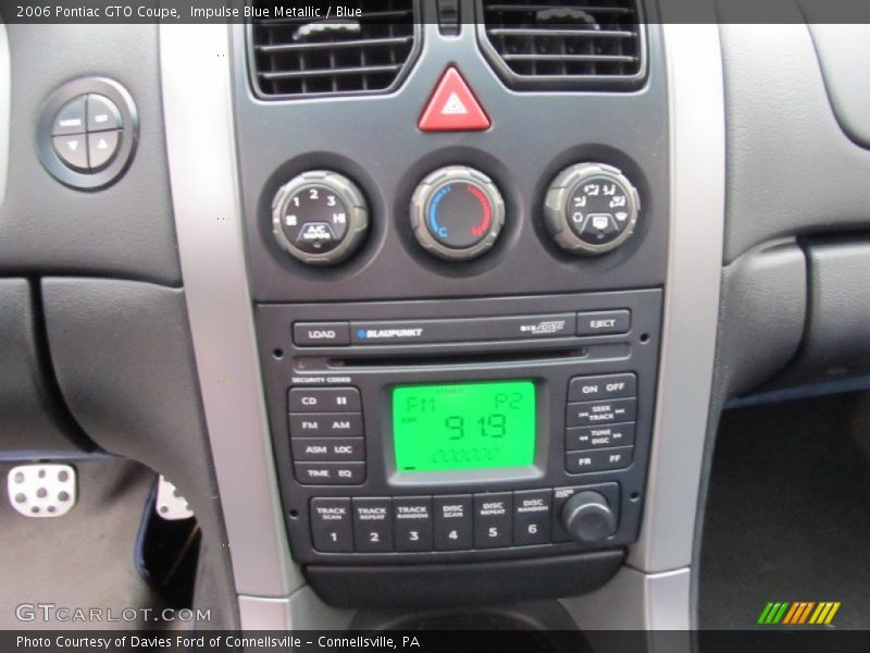 Impulse Blue Metallic / Blue 2006 Pontiac GTO Coupe