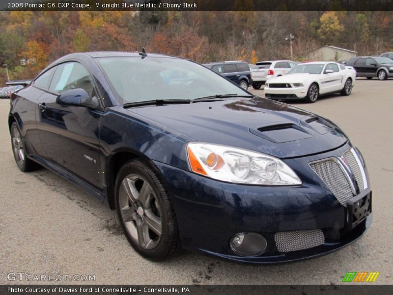 Midnight Blue Metallic / Ebony Black 2008 Pontiac G6 GXP Coupe