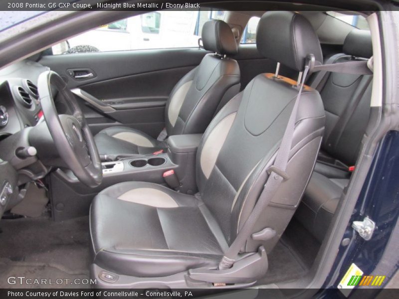 2008 G6 GXP Coupe Ebony Black Interior