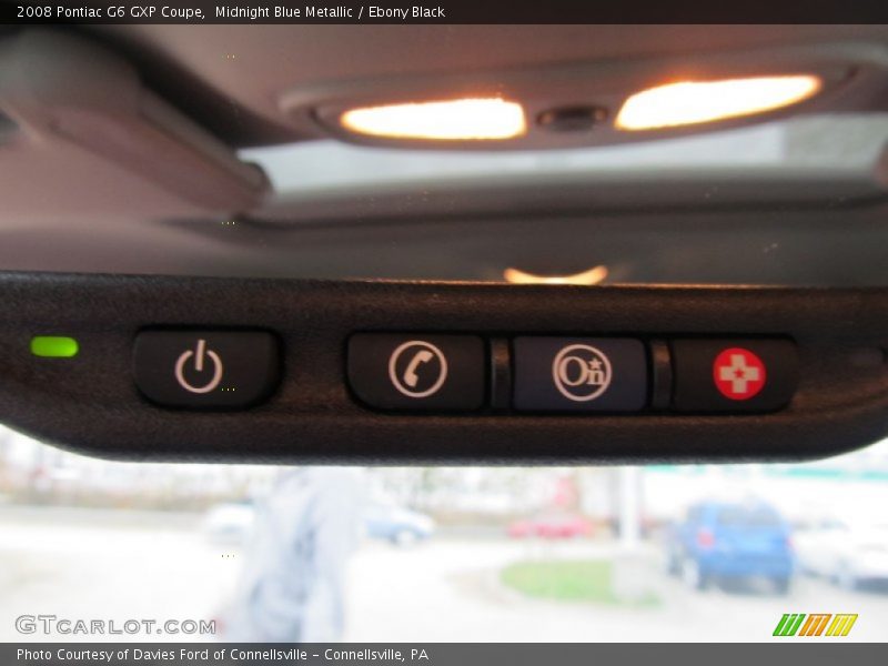 Midnight Blue Metallic / Ebony Black 2008 Pontiac G6 GXP Coupe
