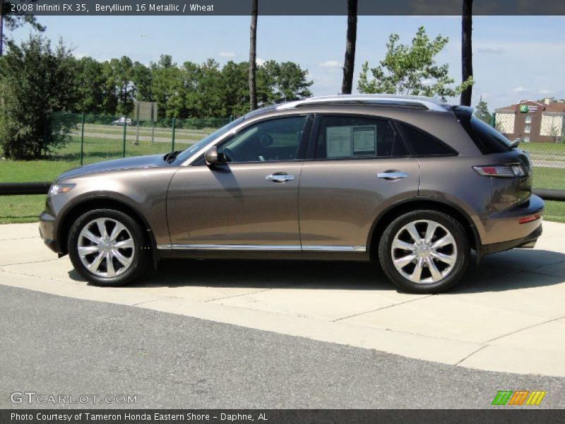 Beryllium 16 Metallic / Wheat 2008 Infiniti FX 35