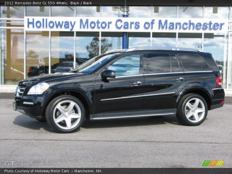 Black / Black 2012 Mercedes-Benz GL 550 4Matic
