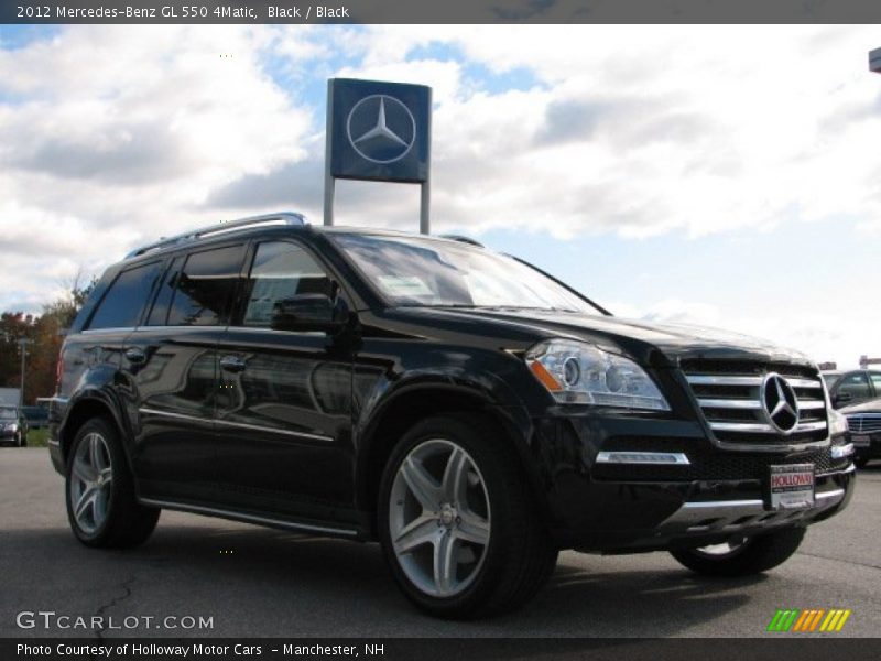 Black / Black 2012 Mercedes-Benz GL 550 4Matic