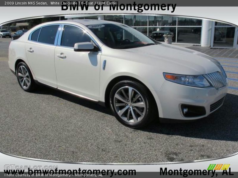 White Chocolate Tri-Coat / Light Camel 2009 Lincoln MKS Sedan