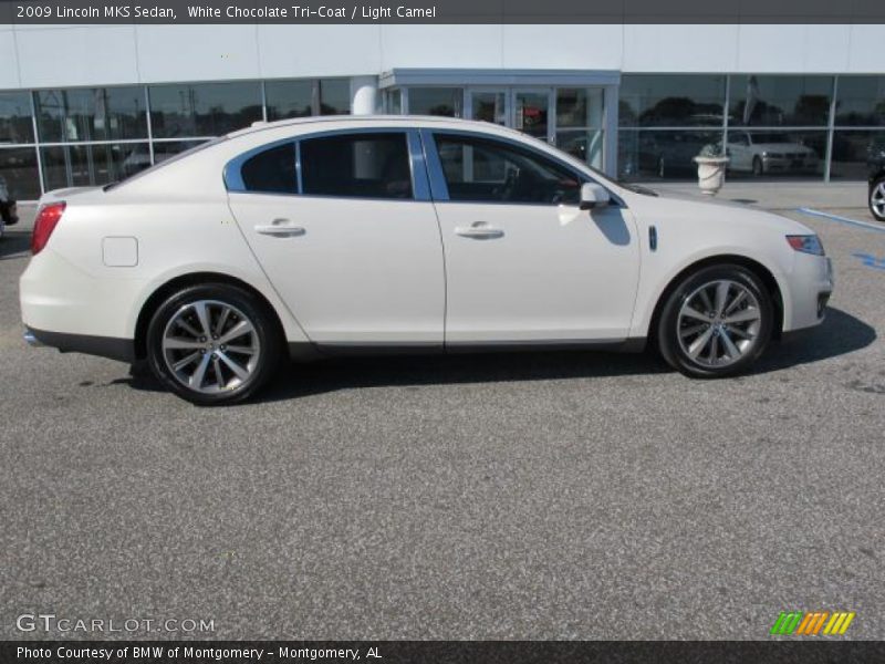 White Chocolate Tri-Coat / Light Camel 2009 Lincoln MKS Sedan