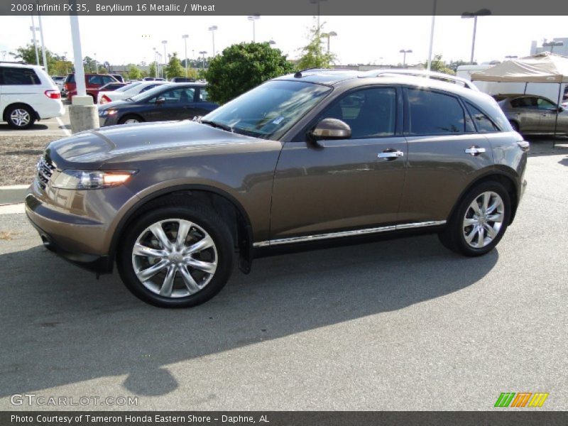 Beryllium 16 Metallic / Wheat 2008 Infiniti FX 35