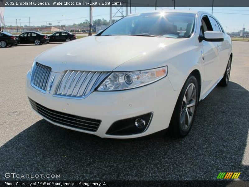 White Chocolate Tri-Coat / Light Camel 2009 Lincoln MKS Sedan