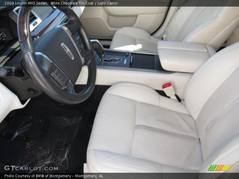 White Chocolate Tri-Coat / Light Camel 2009 Lincoln MKS Sedan