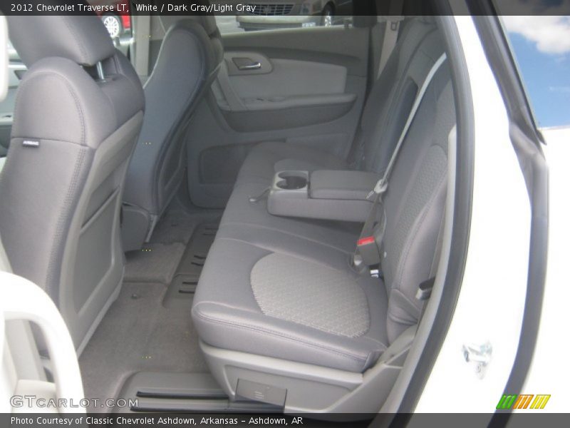 White / Dark Gray/Light Gray 2012 Chevrolet Traverse LT