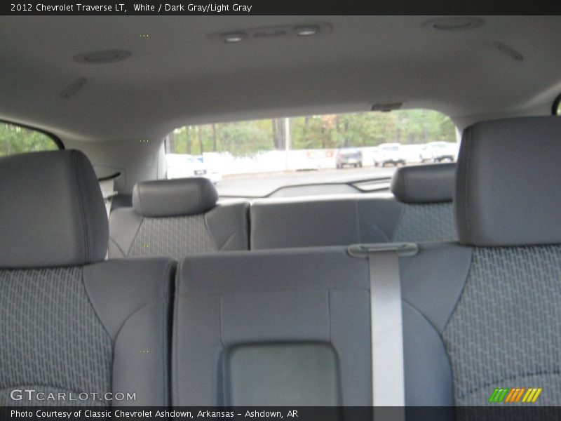 White / Dark Gray/Light Gray 2012 Chevrolet Traverse LT