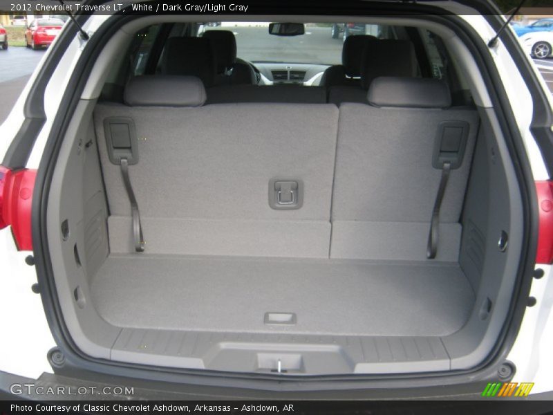 White / Dark Gray/Light Gray 2012 Chevrolet Traverse LT