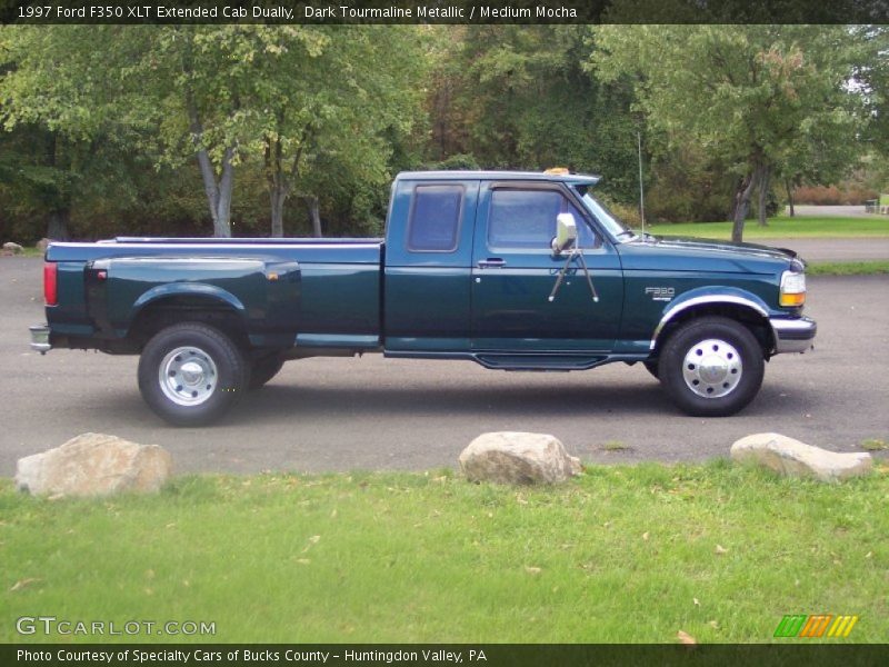  1997 F350 XLT Extended Cab Dually Dark Tourmaline Metallic