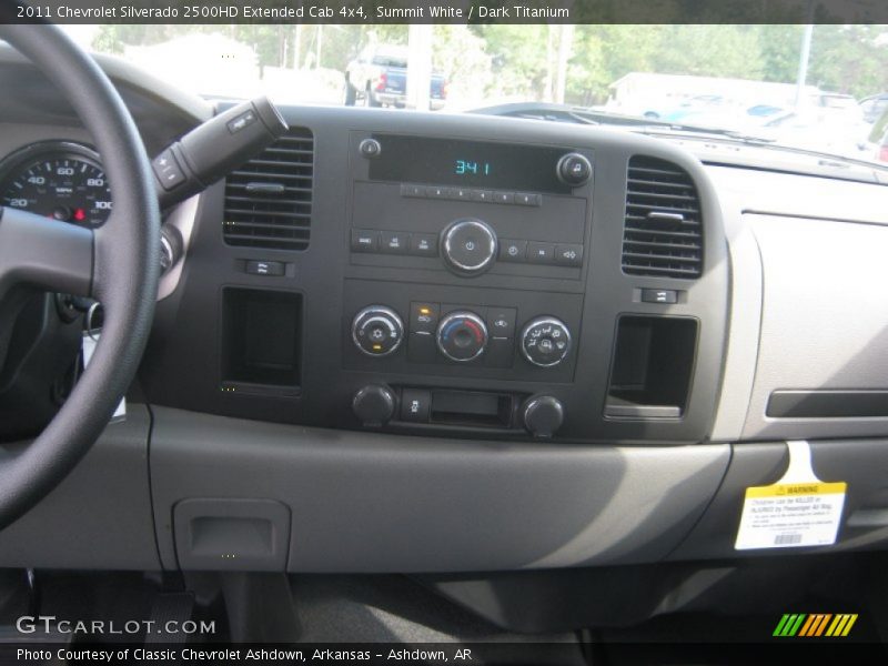 Summit White / Dark Titanium 2011 Chevrolet Silverado 2500HD Extended Cab 4x4