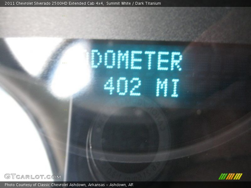 Summit White / Dark Titanium 2011 Chevrolet Silverado 2500HD Extended Cab 4x4