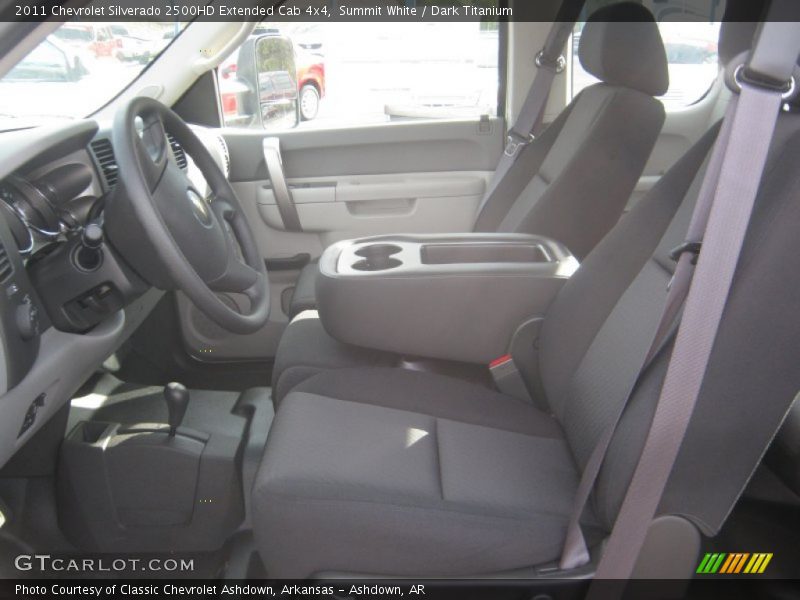 Summit White / Dark Titanium 2011 Chevrolet Silverado 2500HD Extended Cab 4x4