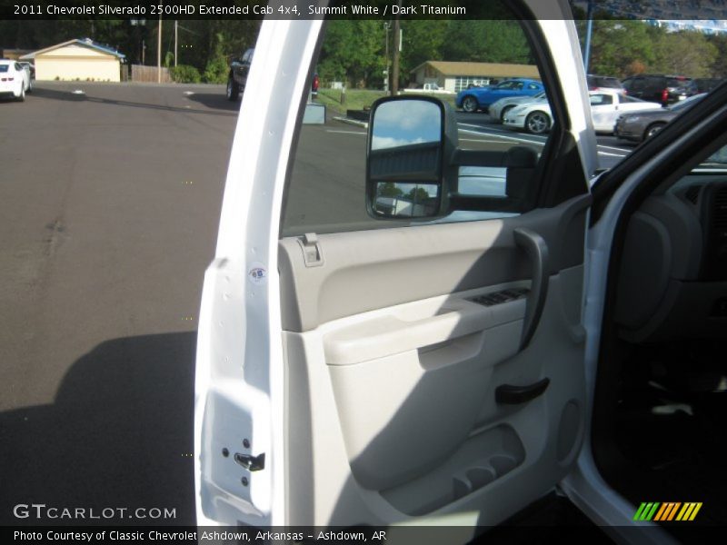 Summit White / Dark Titanium 2011 Chevrolet Silverado 2500HD Extended Cab 4x4