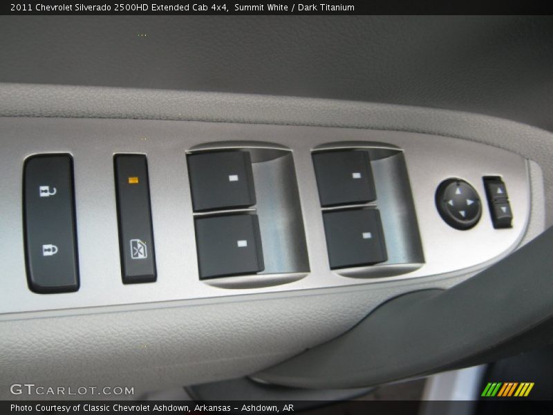 Summit White / Dark Titanium 2011 Chevrolet Silverado 2500HD Extended Cab 4x4