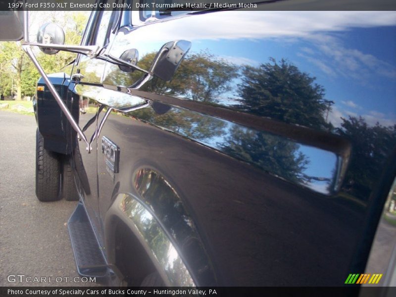 Dark Tourmaline Metallic / Medium Mocha 1997 Ford F350 XLT Extended Cab Dually