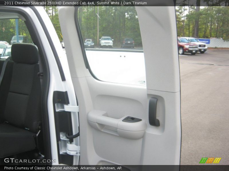 Summit White / Dark Titanium 2011 Chevrolet Silverado 2500HD Extended Cab 4x4