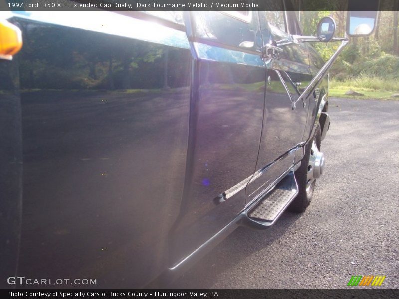 Dark Tourmaline Metallic / Medium Mocha 1997 Ford F350 XLT Extended Cab Dually