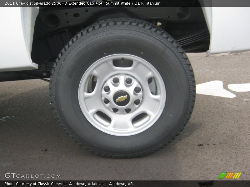 Summit White / Dark Titanium 2011 Chevrolet Silverado 2500HD Extended Cab 4x4