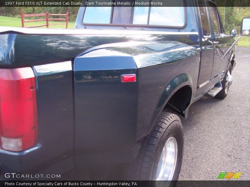 Dark Tourmaline Metallic / Medium Mocha 1997 Ford F350 XLT Extended Cab Dually