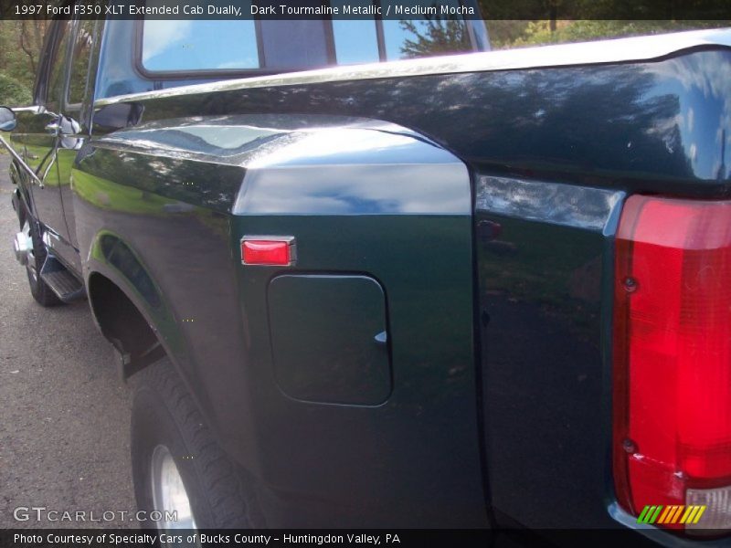 Dark Tourmaline Metallic / Medium Mocha 1997 Ford F350 XLT Extended Cab Dually
