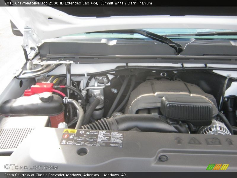 Summit White / Dark Titanium 2011 Chevrolet Silverado 2500HD Extended Cab 4x4