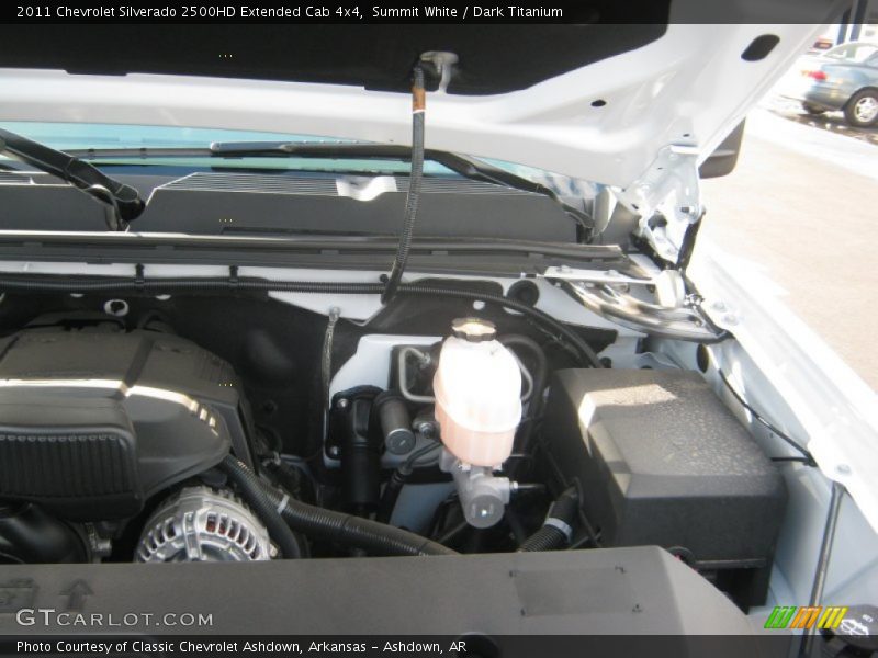 Summit White / Dark Titanium 2011 Chevrolet Silverado 2500HD Extended Cab 4x4