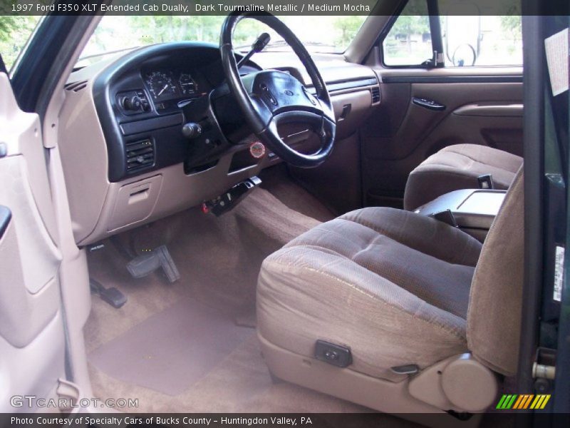  1997 F350 XLT Extended Cab Dually Medium Mocha Interior