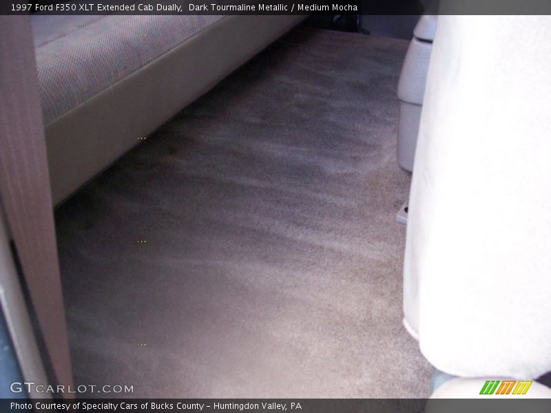 Dark Tourmaline Metallic / Medium Mocha 1997 Ford F350 XLT Extended Cab Dually